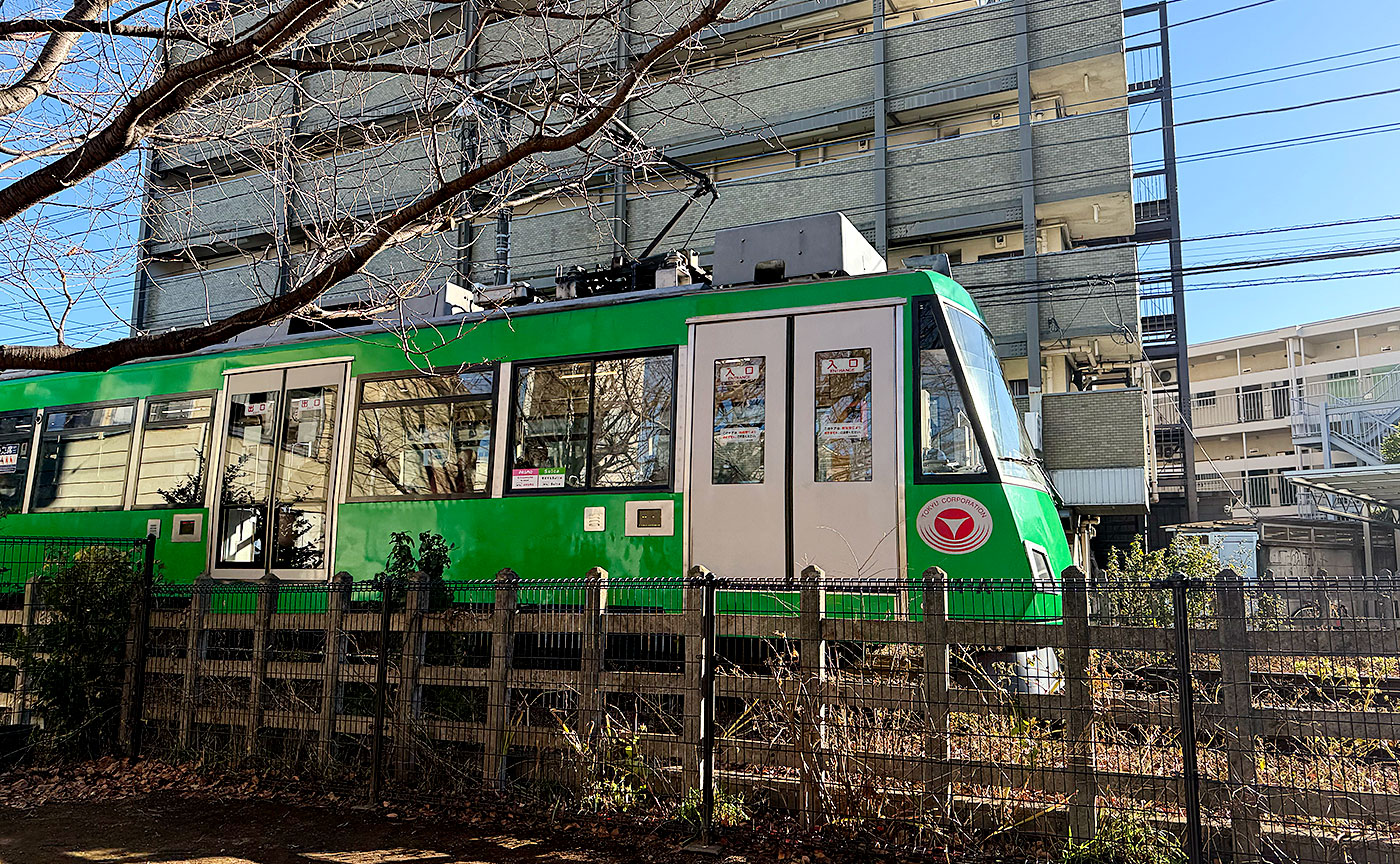 世田谷電車のみえる公園